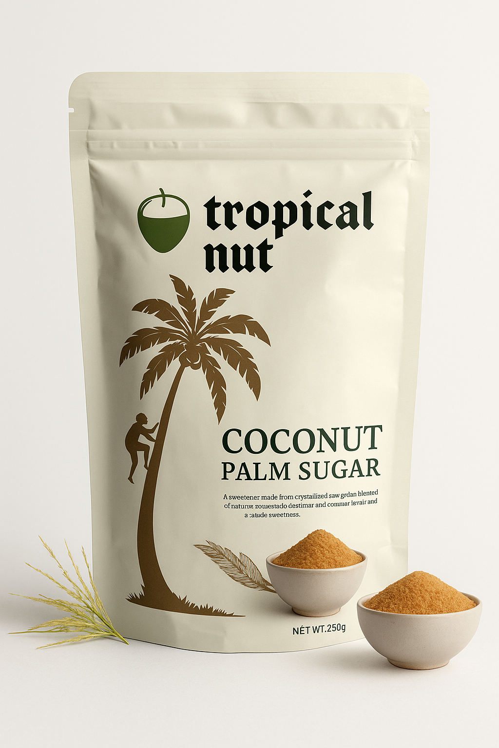 Natural & Organic Coconut Palm Sugar (250 g) pack of 2