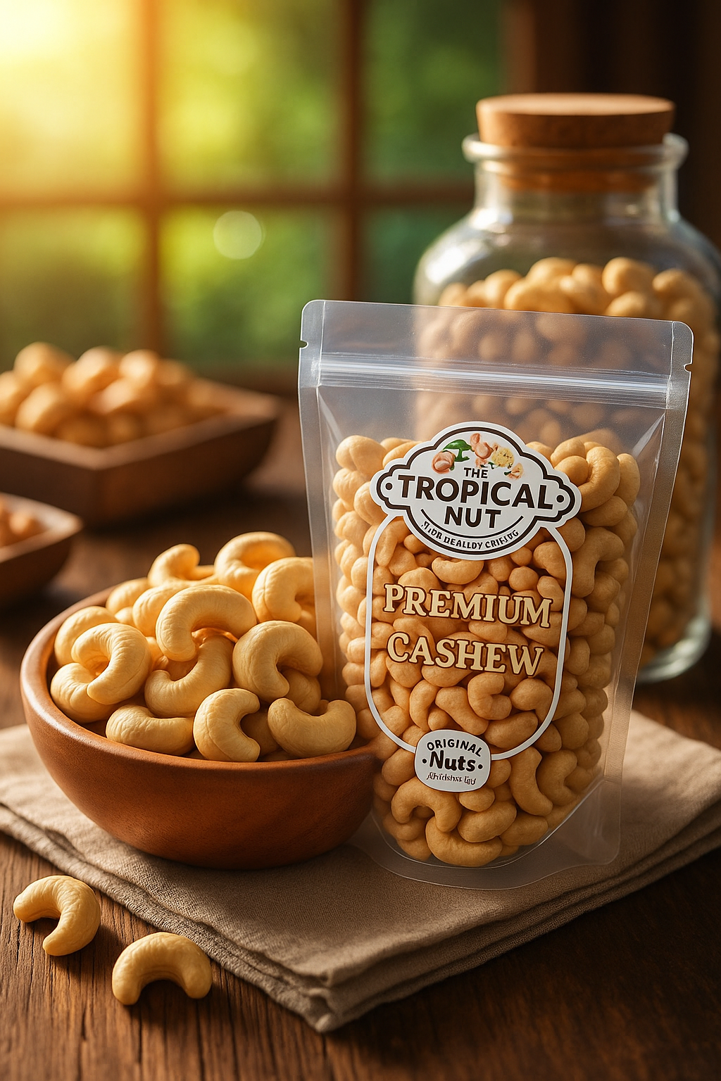 Premium Quality Tropical Nut Raw Cashews Nut Dry Fruits (1 x 250 g)