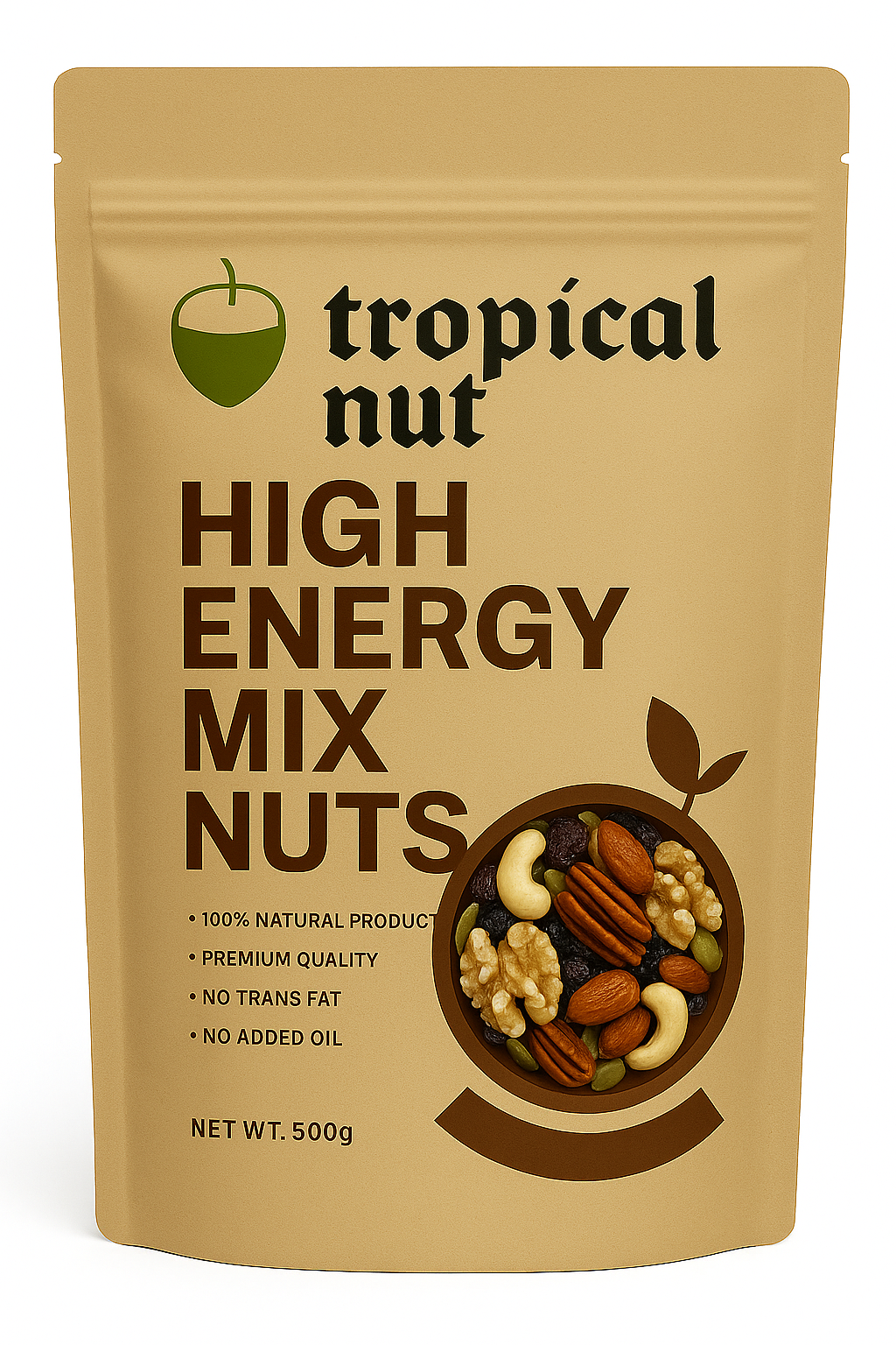 Raw Energy Mix Nuts, Unsalted Mix of Raisins, Walnuts, Peacans, Almonds, Pumpkin Seeds and Cashews, Great-Taste