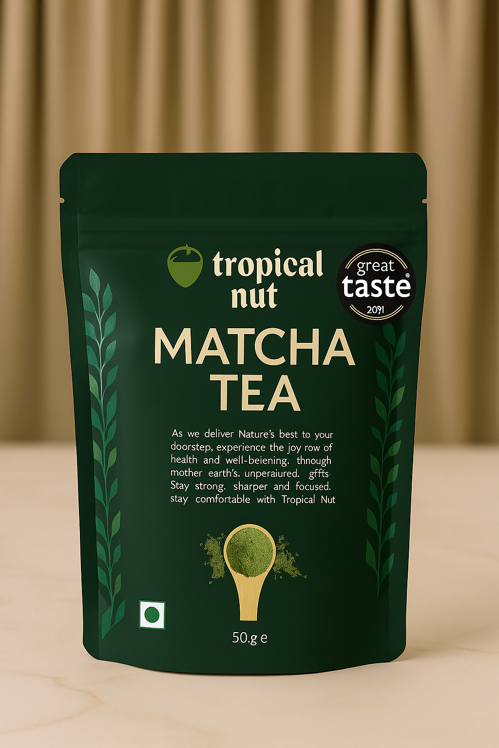 Premium Grade Matcha Green Tea Powder, 50 Grams (30 Servings)
