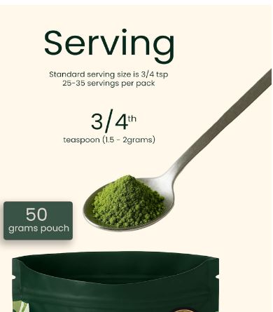 Premium Grade Matcha Green Tea Powder, 50 Grams (30 Servings)